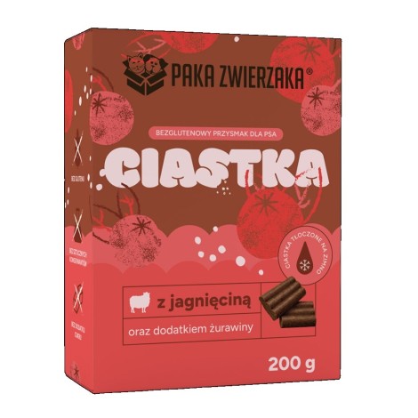 PAKA ZWIERZAKA Lamb with Cranberries – dog treat – 200g