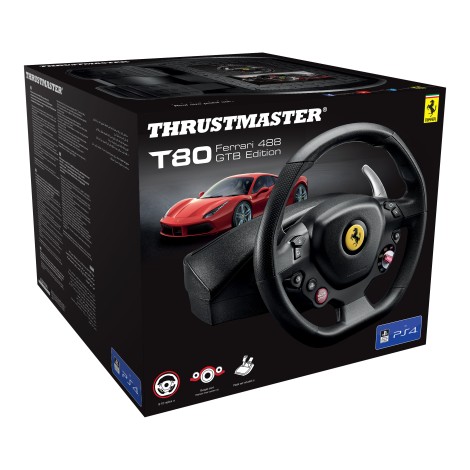 Thrustmaster | Steering Wheel | T80 Ferrari 488 GTB Edition | Game racing wheel