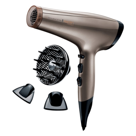 Remington | Hair Dryer | AC8002 | 2200 W | Number of temperature settings 3 | Ionic function | Diffuser nozzle | Brown/Black