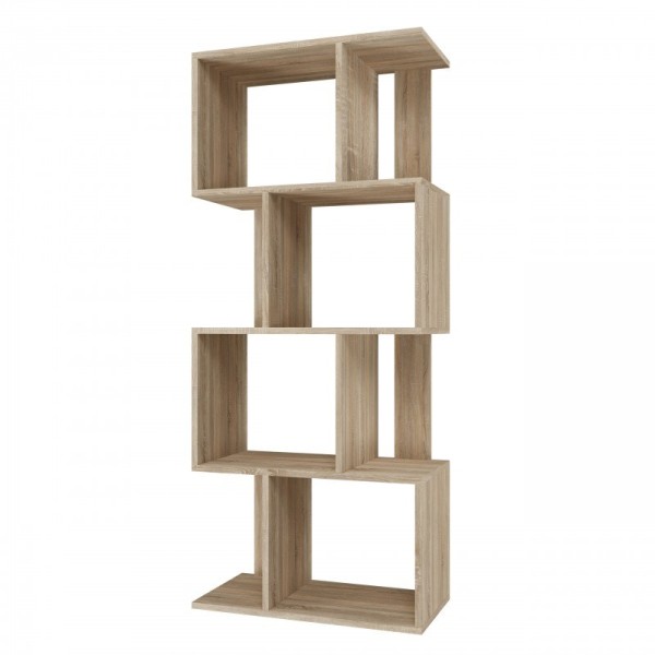 Bookcase FIESTA 4P 59.5x30x140 cm, sonoma ...