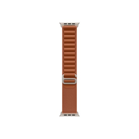 Apple 49mm Terra Cotta Alpine Loop - Large - Natural Titanium Finish