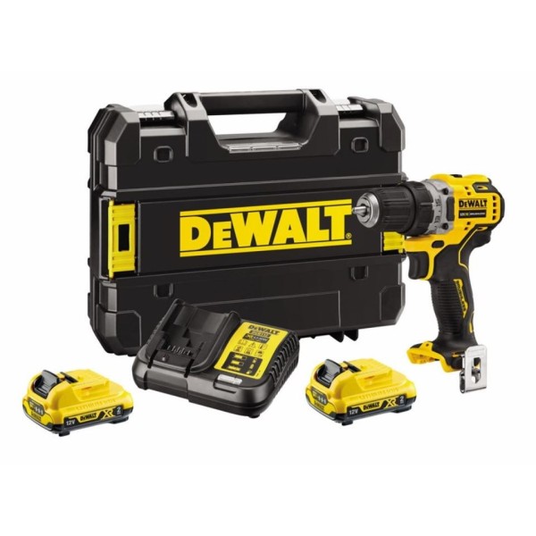 DEWALT DCD701D2-QW Cordless Drill 2x 12V ...