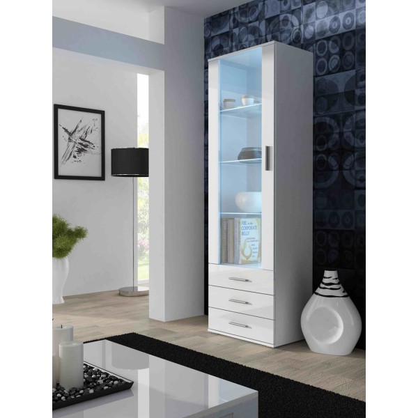 Cama display cabinet SOHO S1 white/white ...