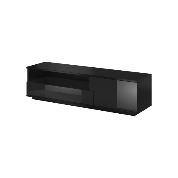 Cama TV cabinet MUZA 138/40/41 black/black ...