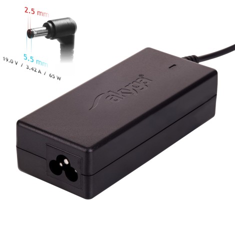 Akyga AK-ND-01 power adapter/inverter Indoor 65 W Black