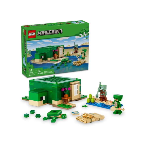 LEGO MINECRAFT 21254 THE TURTLE BEACH ...