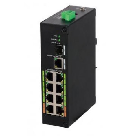 Switch|DAHUA|LR2110-8ET-120-V2|PoE ports 8|DH-LR2110-8ET-120-V2