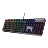 MSI STRIKE 600 SILENT US | Gaming Keyboard | Wired | US | USB 2.0 | KAILH Midnight PRO Silent Tactile