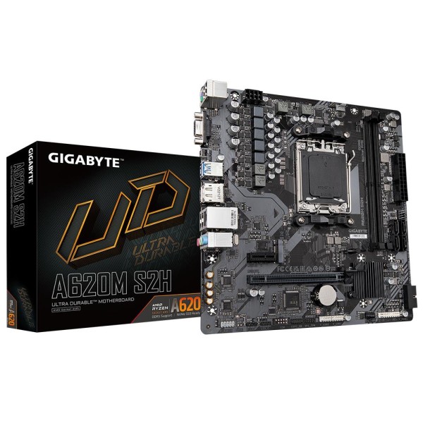 Mainboard|GIGABYTE|AMD A620|SAM5|Micro-ATX|Memory DDR5|Memory slots 2|1xPCI-Express 3.0 ...
