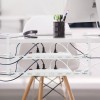 Maclean under-desk cable organizer, max. load 5kg, max. 728mm, 2 levels, white, MC-102 W