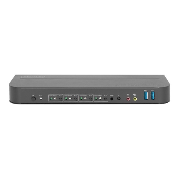 DIGITUS KVM Switch 4x1 DP DP/HDMI ...