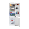 BEKO Refrigerator | BCNA275E4FN | Energy efficiency class E | Free standing | Combi | Height 177.5 cm | No Frost system | Fridge net capacity 185 L | Freezer net capacity 69 L | Display | 38 dB | White