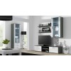 Cama hanging display cabinet SOHO grey/white gloss