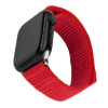 Fixed | Sporty Strap for Apple Watch 42/44/45mm | 160-210 mm | Red | Nylon