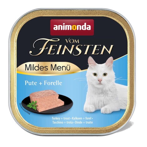 ANIMONDA VOM FEINSTEN MILDES MENU Wet cat food Turkey Trout 100 g