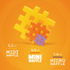 MARIOINEX Klocki Mini Waffle Princess Wieża Fantazji, 148 elementów