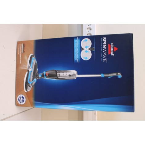 Mop | SpinWave | Corded operating | Washing function | Power 105 W | Blue/Titanium | USED, DIRTY, SCRATCHED, BROKEN HANDLE HOLDERS