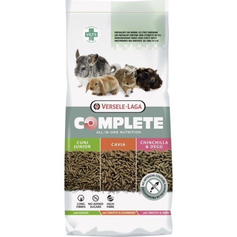 VERSELE LAGA Complete Chinchilla Degu - Food for degus and chinchillas - 8 kg