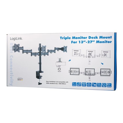 LOGILINK BP0050 Triple monitor mount