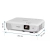 Epson EB-W53 WXGA 3LCD Projector/4000Lm/16:10/16000:1, White | Epson