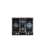 CATA | Hob | LCI 6031 B | Gas on glass | Number of burners/cooking zones 4 | Rotary knobs | Black