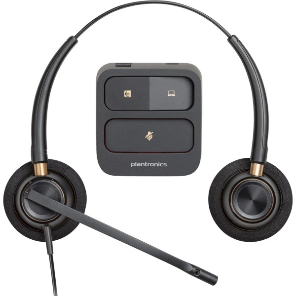 Poly EncorePro 520 Binaural Headset +Quick ...