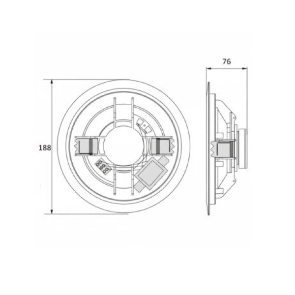 Ceiling speaker Avtek CS 606