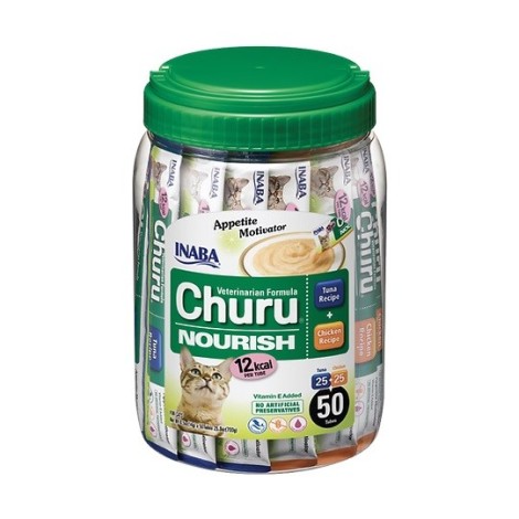 INABA Churu Nourrish Chicken and Tuna - cat treats - 50x14 g