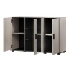 Cama SOHO chest of drawers 120x41x80 cashmere + black