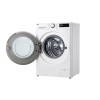 LG | Washing machine with dryer | F2DR509S1W | Energy efficiency class A-10% | Front loading | Washing capacity 	9 kg | 1200 RPM | Depth 47.5 cm | Width 60 cm | Display | Rotary knob + LED | Drying system | Drying capacity 5 kg | Steam function | Direct d