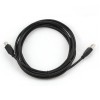 CABLE USB2 AM-BM 3M/BLACK CCP-USB2-AMBM-10 GEMBIRD