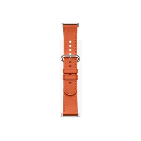 Xiaomi | Leather Quick Release Strap | Coral orange | Stainless steel/Calf leather | Fits wrists 135-205 mm