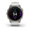 Garmin epix Gen 2 3.3 cm (1.3") AMOLED 45 mm Digital 416 x 416 pixels Touchscreen White Wi-Fi GPS (satellite)