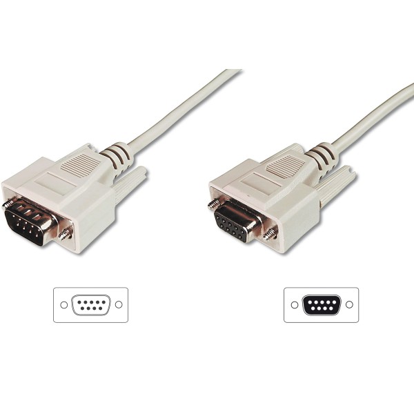 Digitus Data transfer extension cable, D-Sub9/St ...