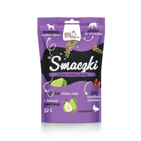 SYTA MICHA Duck, cranberry and pear treats - dog treat - 80 g