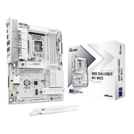 Mainboard|ASROCK|Intel B860|LGA 1851 (Socket V1)|ATX|RAM DDR5-SDRAM|4xSlots|Wi-Fi Yes|Bluetooth Yes|1xNumber of M.2 (M) slots|B860CHALLENGERWIFIWH