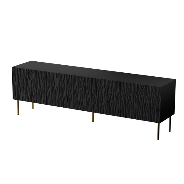 RTV JUNGLE cabinet 190x40.5x59.5 black matt ...