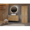 Topeshop NEL 2K DD ART KPL bathroom storage cabinet Oak