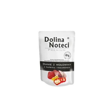 Dolina Noteci Premium beef dish with peppers and pasta - Wet dog food - 300g