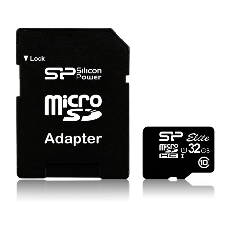 Silicon Power | Elite UHS-I | 16 GB | MicroSDHC | Flash memory class 10 | SD adapter