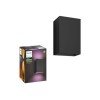 Philips Hue WCA Resonate Outdoor Wall Lantern, Black | 8 W | 2000-6500 Hue White Colour Ambiance