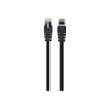 PATCH CABLE CAT5E UTP 0.5M/BLACK PP12-0.5M/BK GEMBIRD