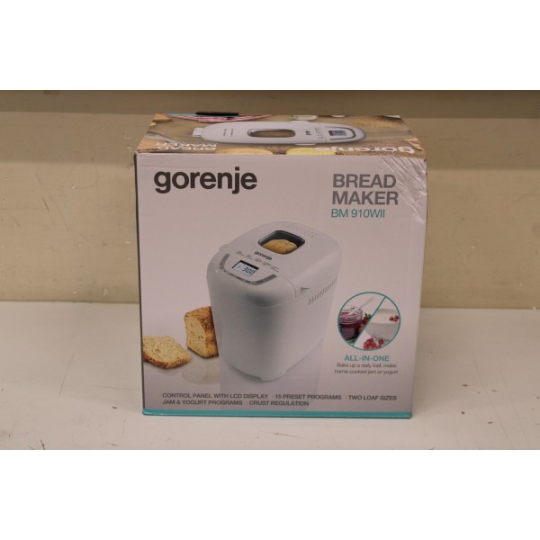 SALE OUT. Gorenje BM910WII Bread maker, ...
