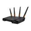 Wireless Wifi 6 AX4200 Dual Band Gigabit Router, EU and UK plug | TUF-AX4200 | 802.11ax | 3603+574 Mbit/s | 10/100/1000 Mbit/s | Ethernet LAN (RJ-45) ports 4 | Mesh Support Yes | MU-MiMO Yes | 3G/4G data sharing | Antenna type External | 1 x USB 3.2 Gen 1