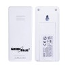 GreenBlue wireless weather station, temperature + humidity IN/OUT, clock + alarm + date, °C / °F selectable, range up to 60m, GB169