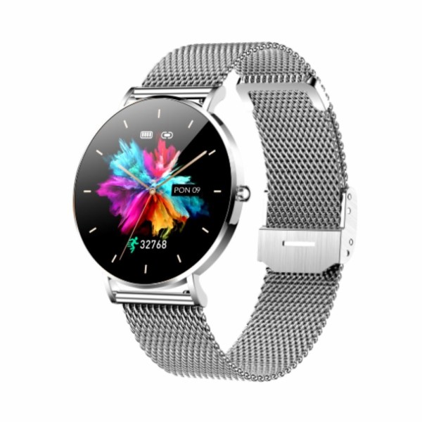 Manta Alexa women's smartwatch men's silver ...