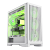 Gamemax Case | LEADER 2 WH | White | E-ATX | Power supply included No