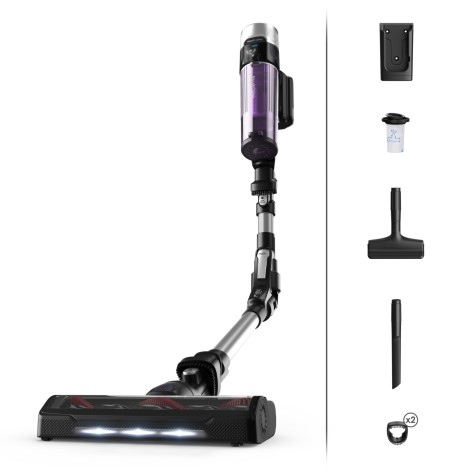 Rowenta | Vacuum Cleaner | X-Force Flex 9.60 | Cordless operating | 250 W | 18 V | Operating time (max) 45 min | Black/Purple