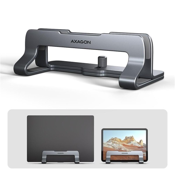 AXAGON STND-VG vertical stand for laptops ...