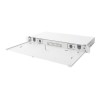 Fiber Optic Splice Box Front Panel, quick lock, 12x SC DX, 1U | DN-96200-QL | Grey